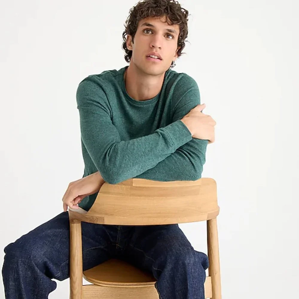 J. CREW mens Cotton-cashmere T-shirt_3